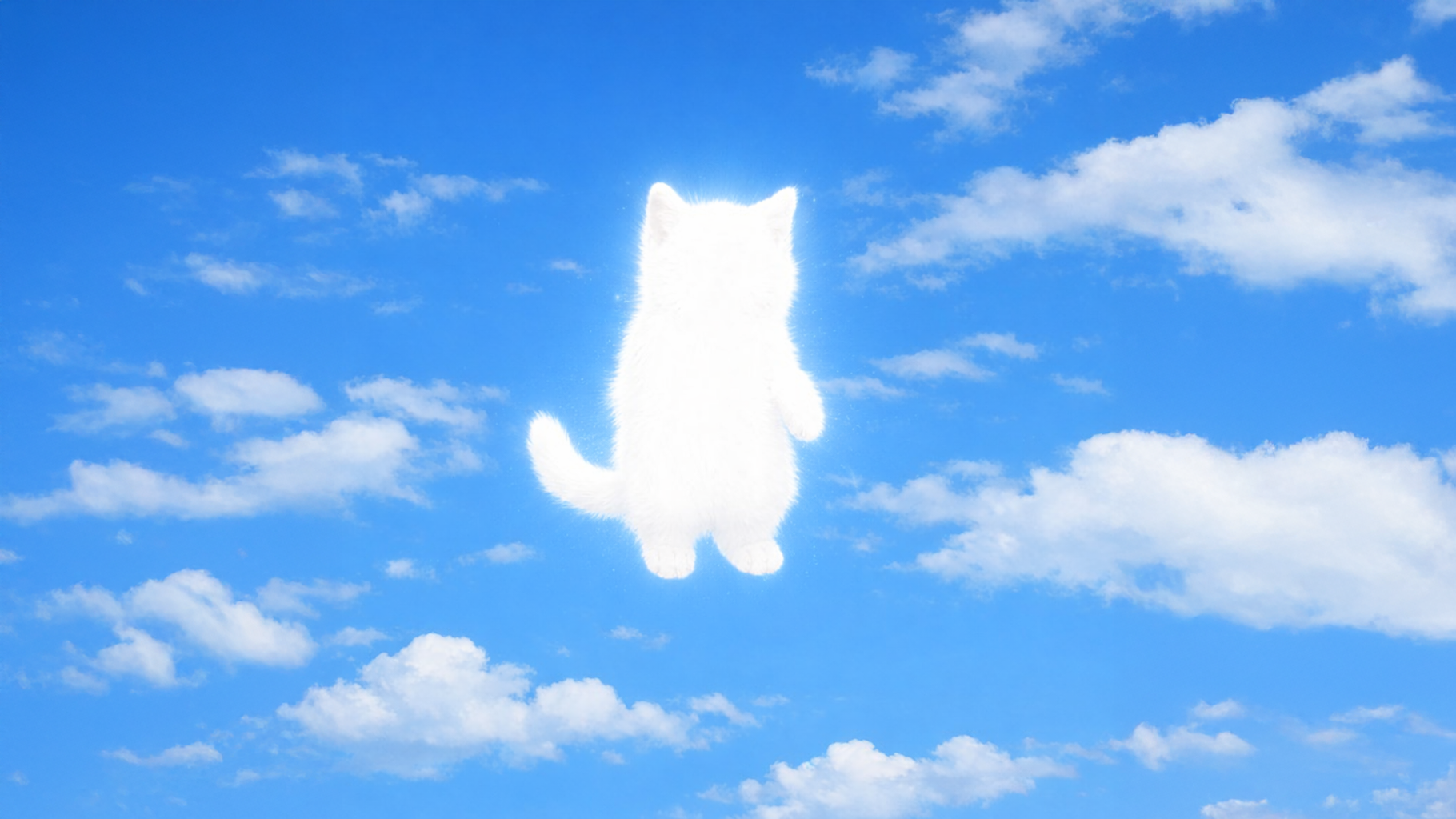 The Chi Cat ascending into the heavens